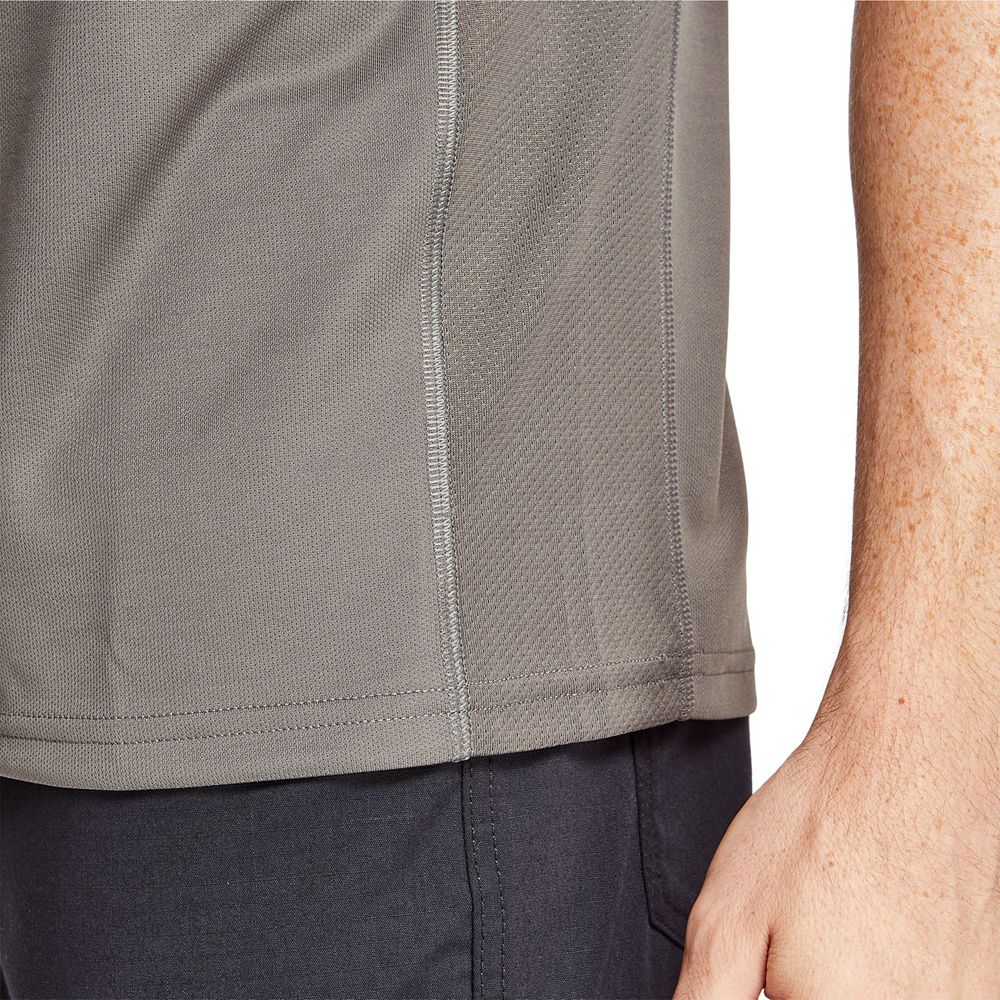 Camisetas Masculino - Timberland Pro® Wicking Good Short-Sleeve - OWDIH3217 - Cinzentas